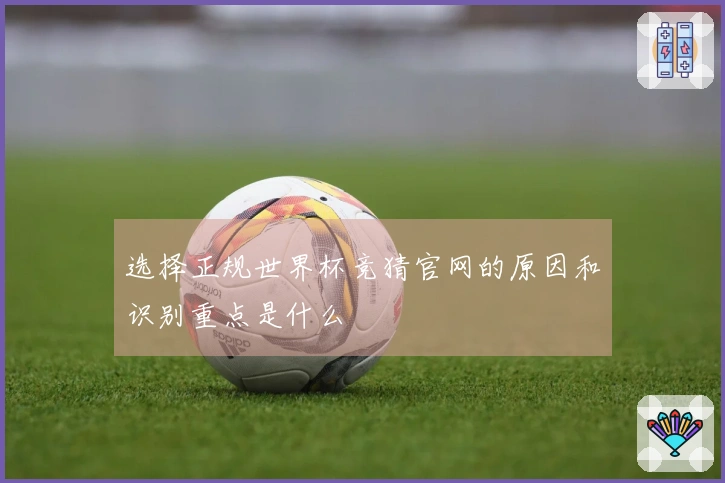 选择正规世界杯竞猜官网的原因和识别重点是什么