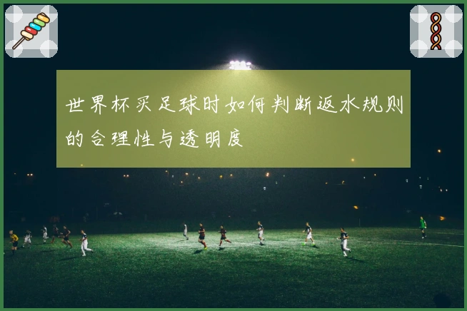 世界杯买足球时如何判断返水规则的合理性与透明度